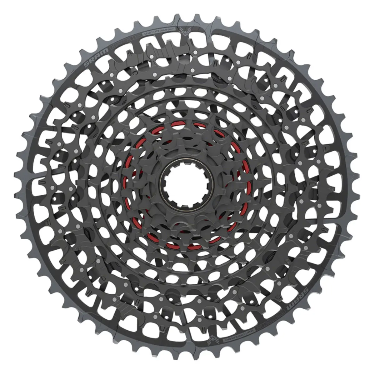 Sram X0 Eagle T-Type Xs-1295 Cassette - 12-Speed 10-52T For Xd Driver Black 1