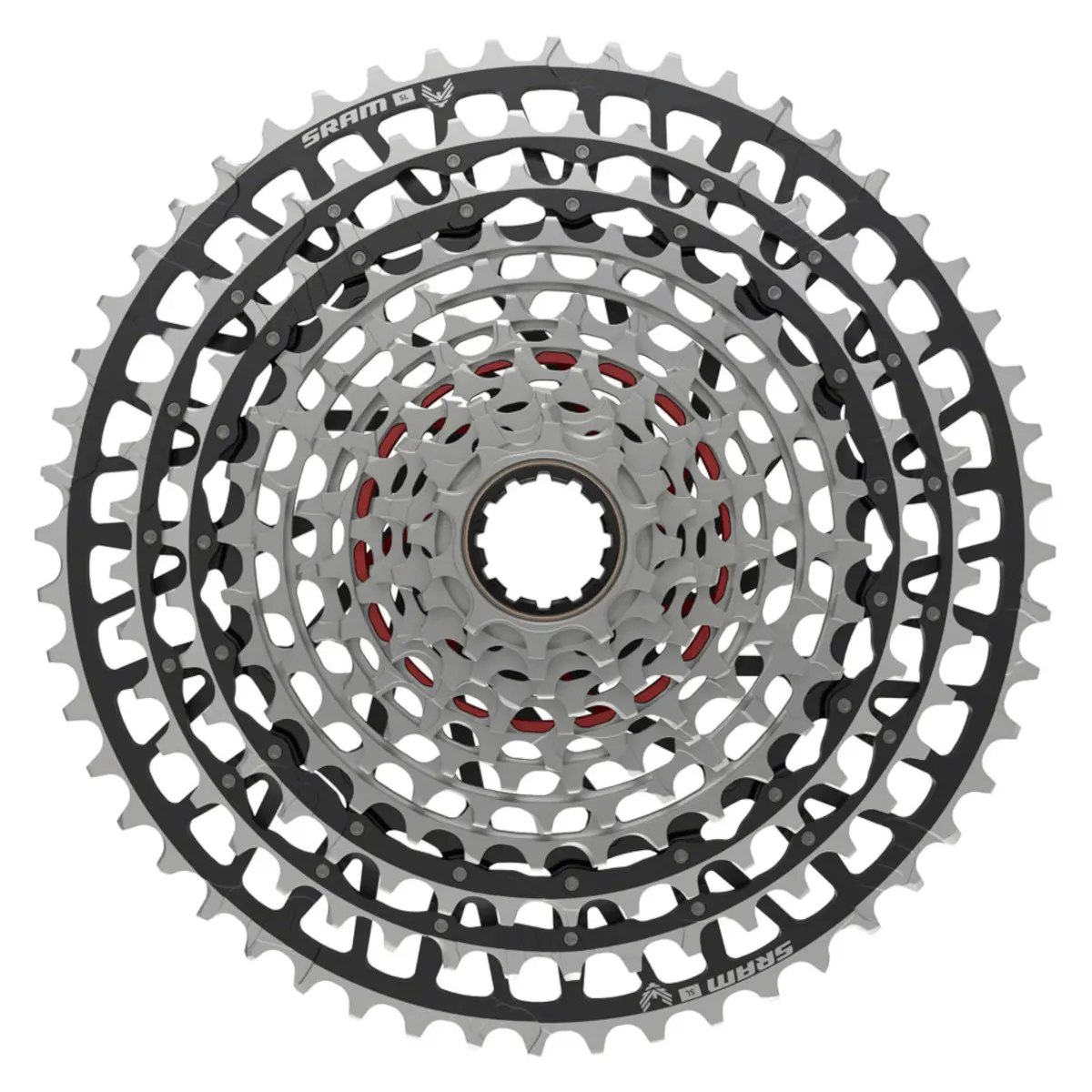 Sram Xx Sl Eagle T-Type Xs-1299 Cassette - 12-Speed 10-52T For Xd Driver Silver/Black 1