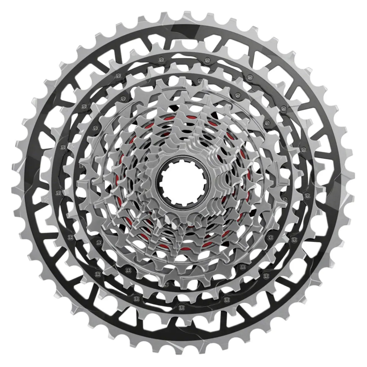 Sram Red Xplr Xg-1391 Cassette - 13-Speed, 10-46T, For Xdr Driver, Black/Silver, E1 1