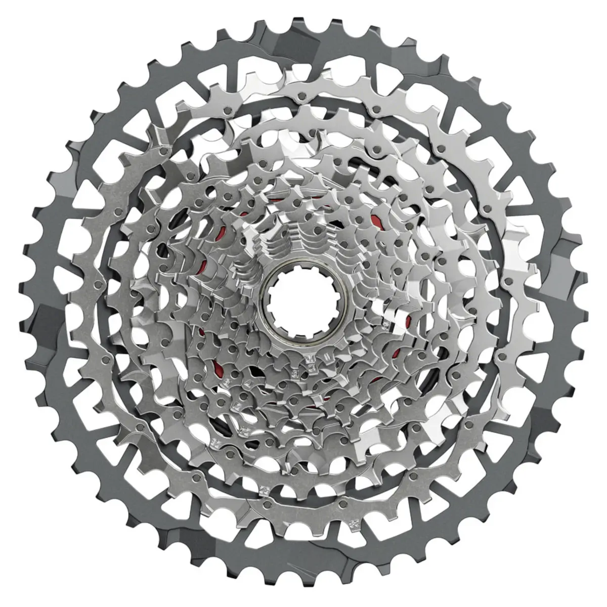 Sram Rival Xplr Xg-1351 Cassette - 13-Speed 10-46T For Xdr Driver Silver E1 1