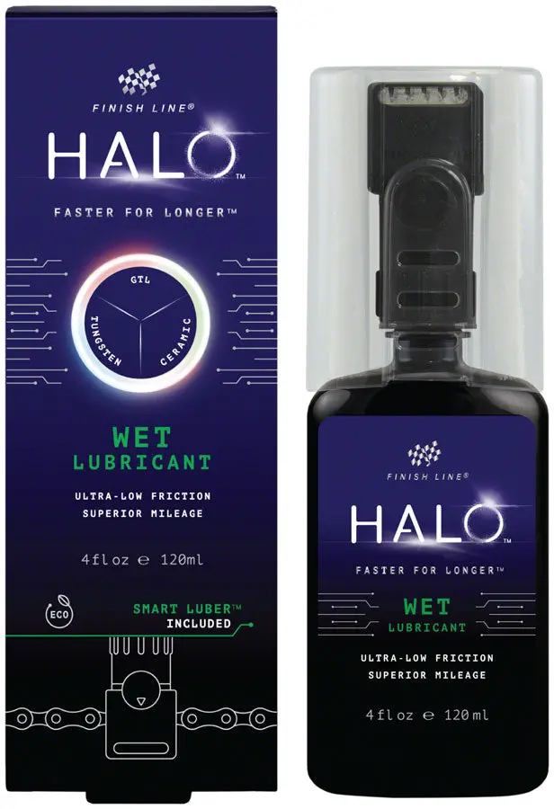 Finish Line Halo 4Oz Wet Lubricant With Smart Luber 1
