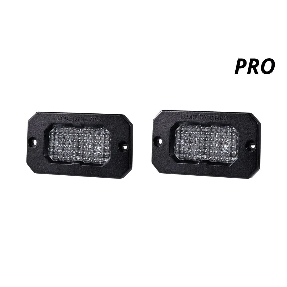 Diode Dynamics - Ssc2 Sae/Dot White Pro Flush Mount Led Pod (Pair) 1