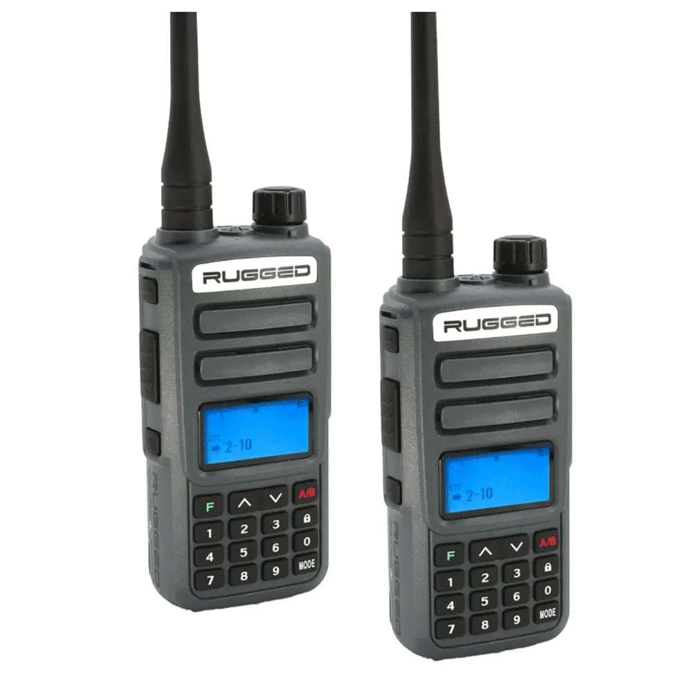 Rugged Radios - 2 Pack - Rugged Gmr2 Plus - Gmrs / Frs Two Way Handheld Radios 1
