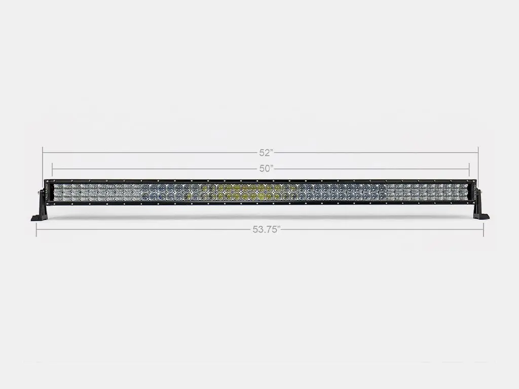 Cali Raised Led - 52" Dual Row 5D Optic Osram Led Bar 1