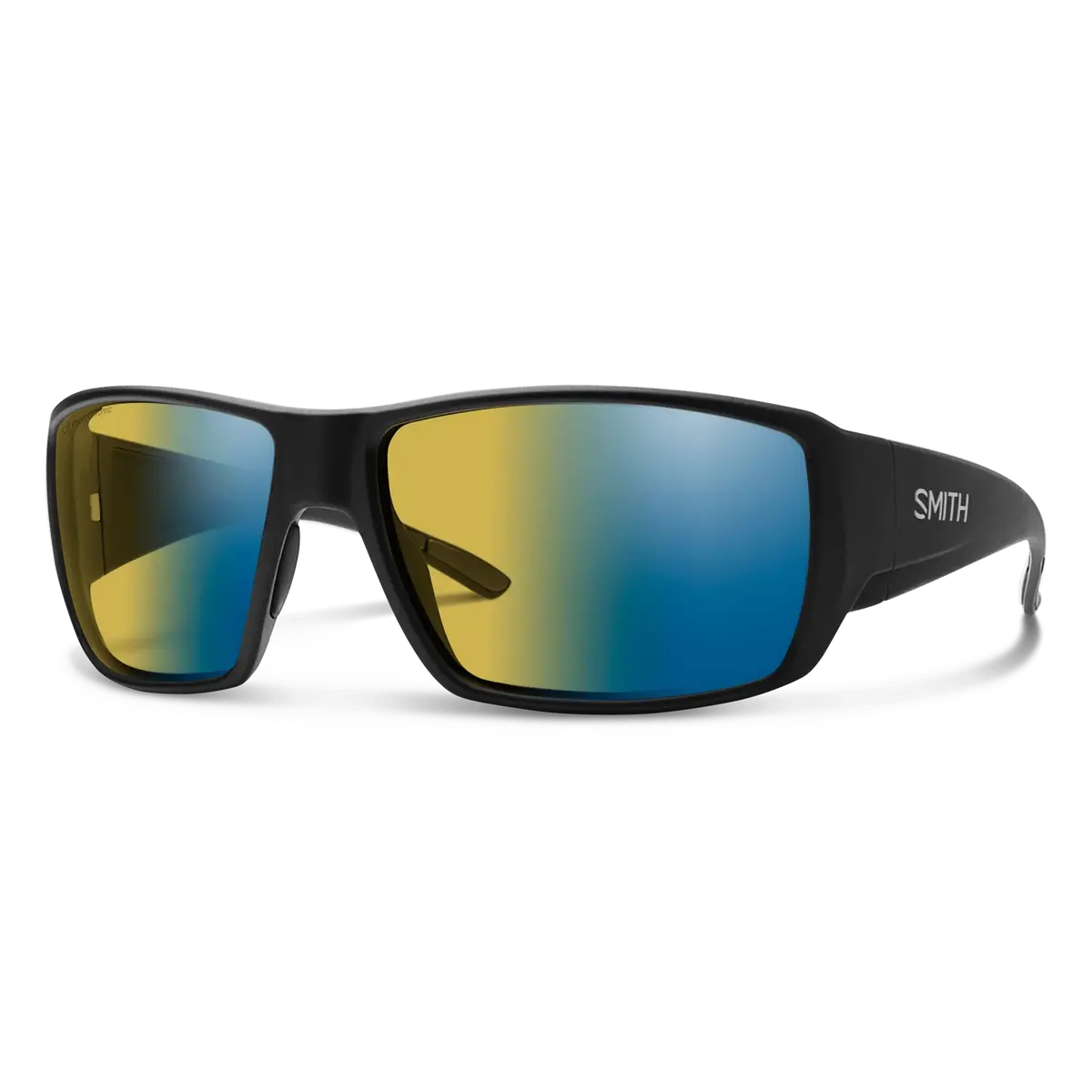 Guide's Choice Matte Black Chromapop Glass Polarchromic Yellow Blue Mirror 1