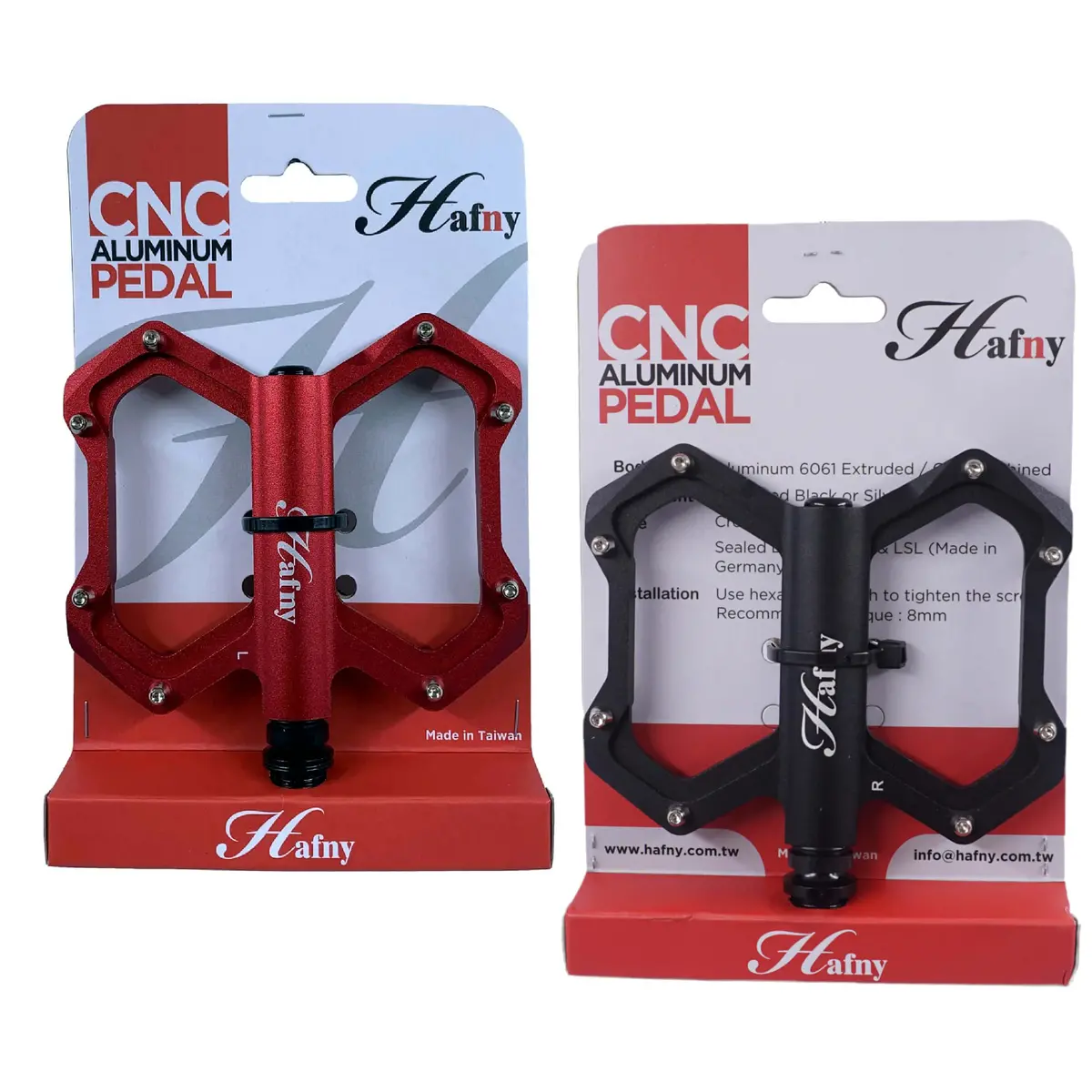 Hafny Hf1300 Cnc Alloy Platform Pedals With Replaceable Pins 1