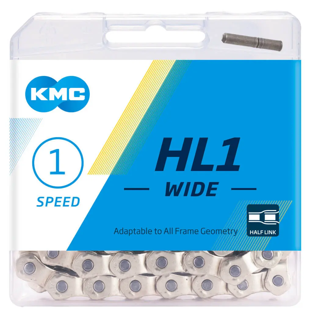 Kmc Hl1 Wide 1/8-Inch Half Link Chain 1