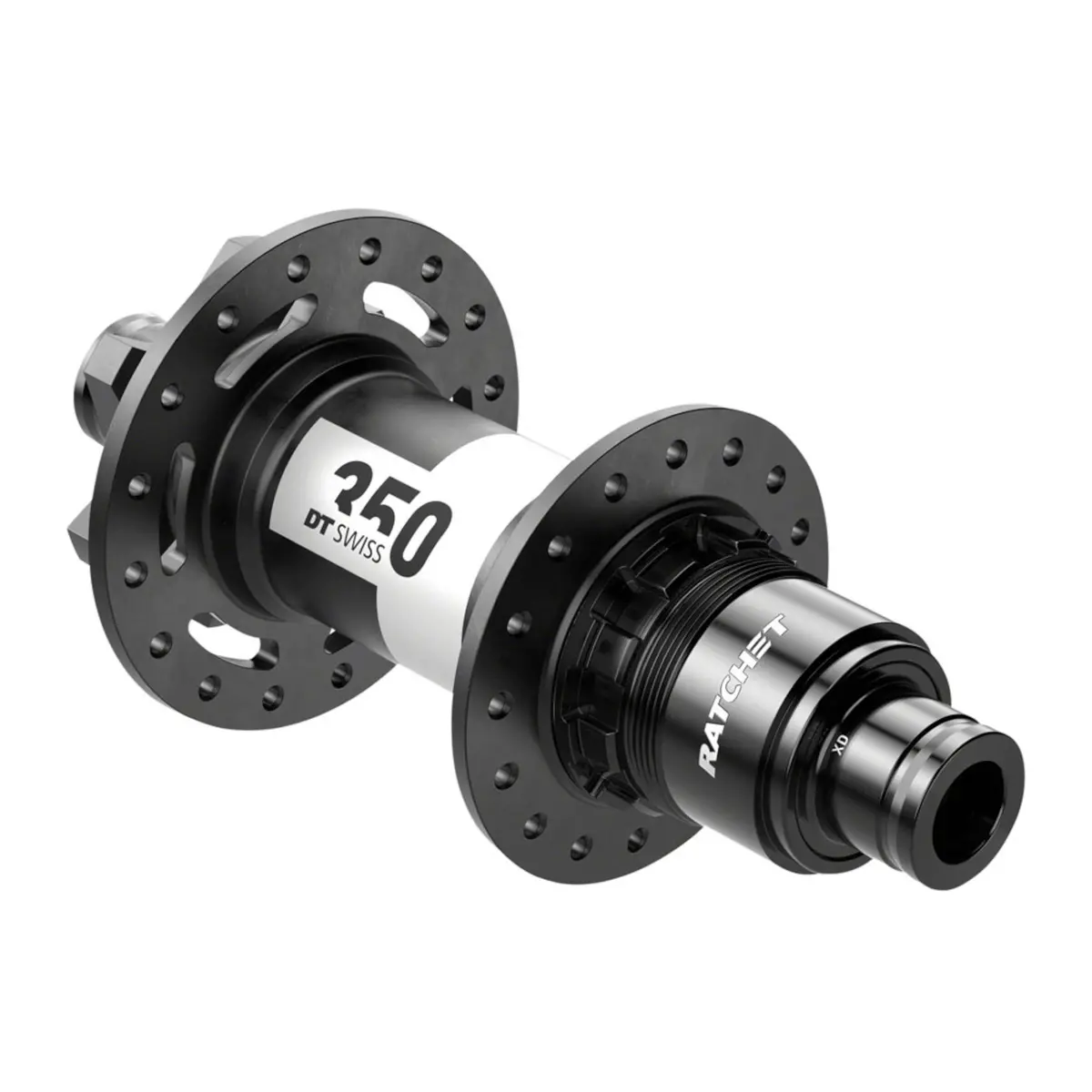Dt Swiss 350 Rear Hub - 12 X 148Mm 6-Bolt Xd Black 28H 36Pt 1