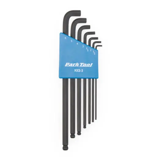 Park Tool Hxs-3 Stubby Hex Wrench Set 1.5-6Mm 1