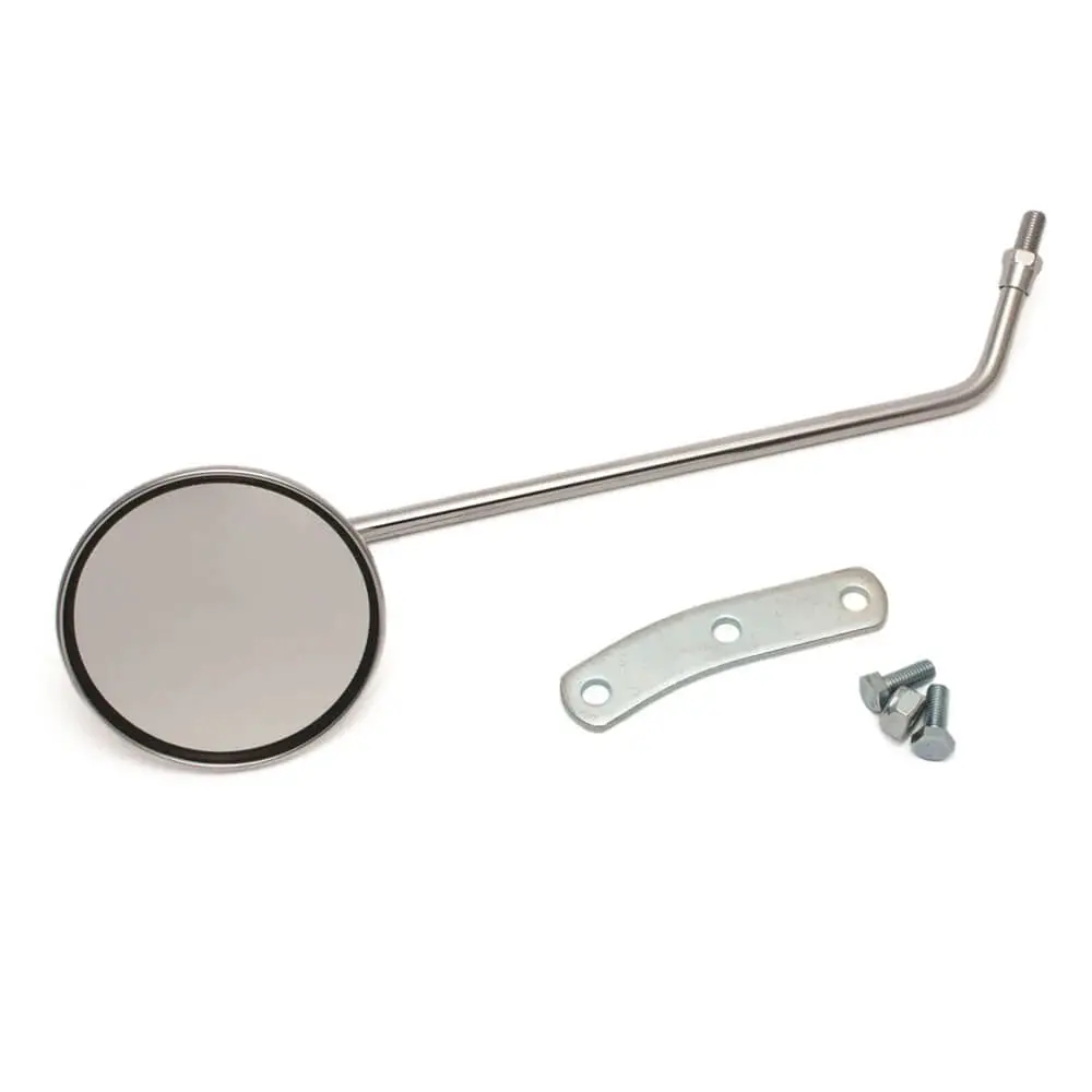 Right Mirror (Round, Chrome); Genuine Stella, Vintage Vespa 1