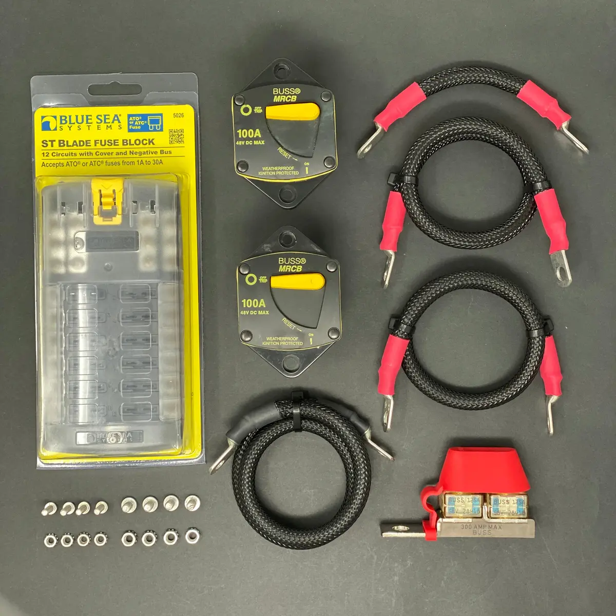 Powertrays - Accessory Bundle For Blue Sea 12 Circuit Powertray - 4Runner, Fj Cruiser, Gx 1