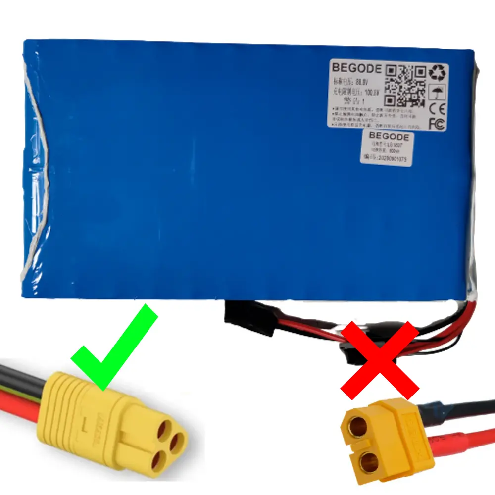 Begode 100V 900Wh Battery Pack (Mt60 3-Pin Power Connector) 1