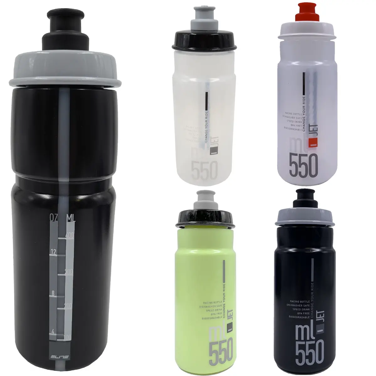 Elite Jet Water Bottle Assorted Colors 1