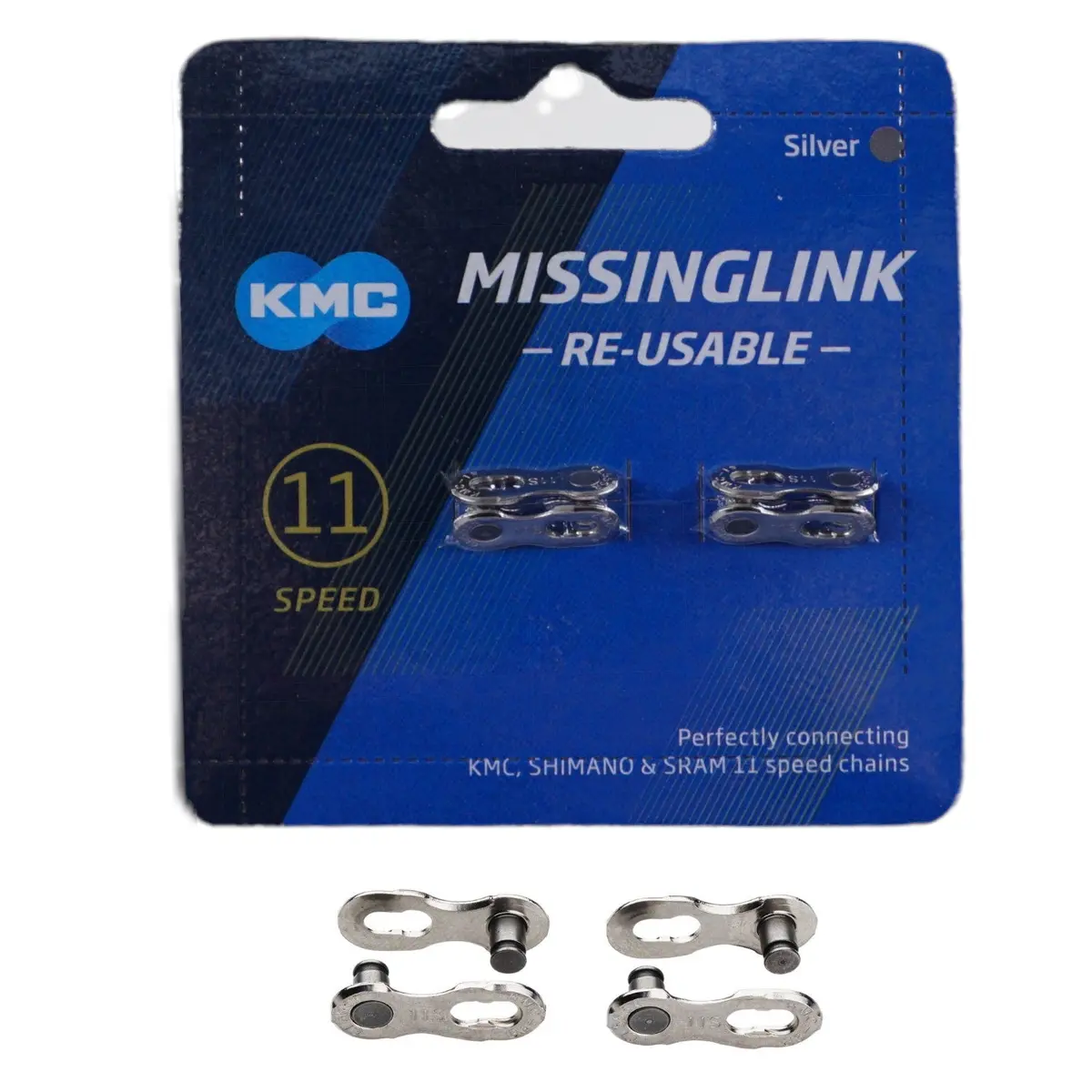 Kmc Missinglink 11 Speed Silver Master Chain Link 1