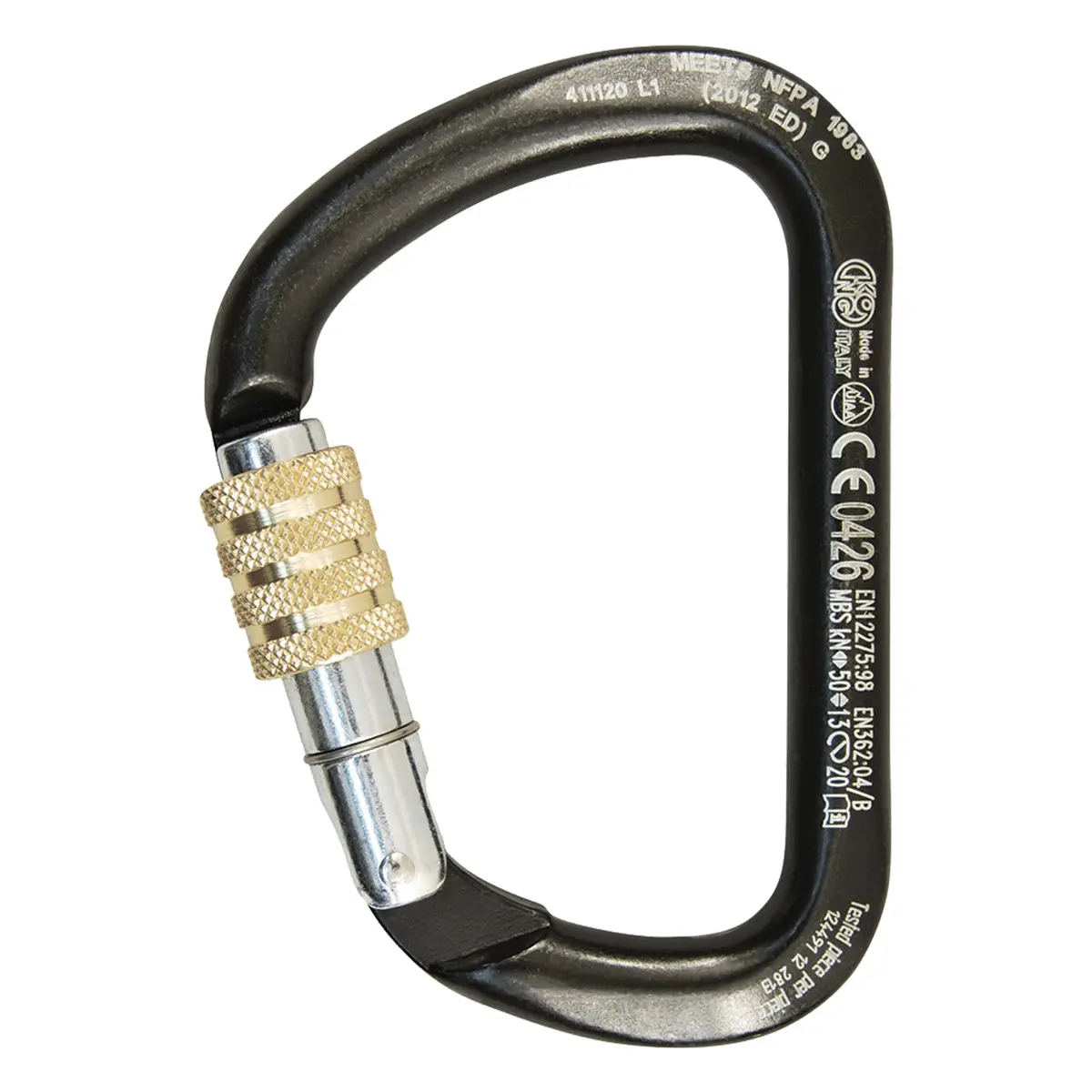 Kong X-Large C Steel Screw Carabiner 1