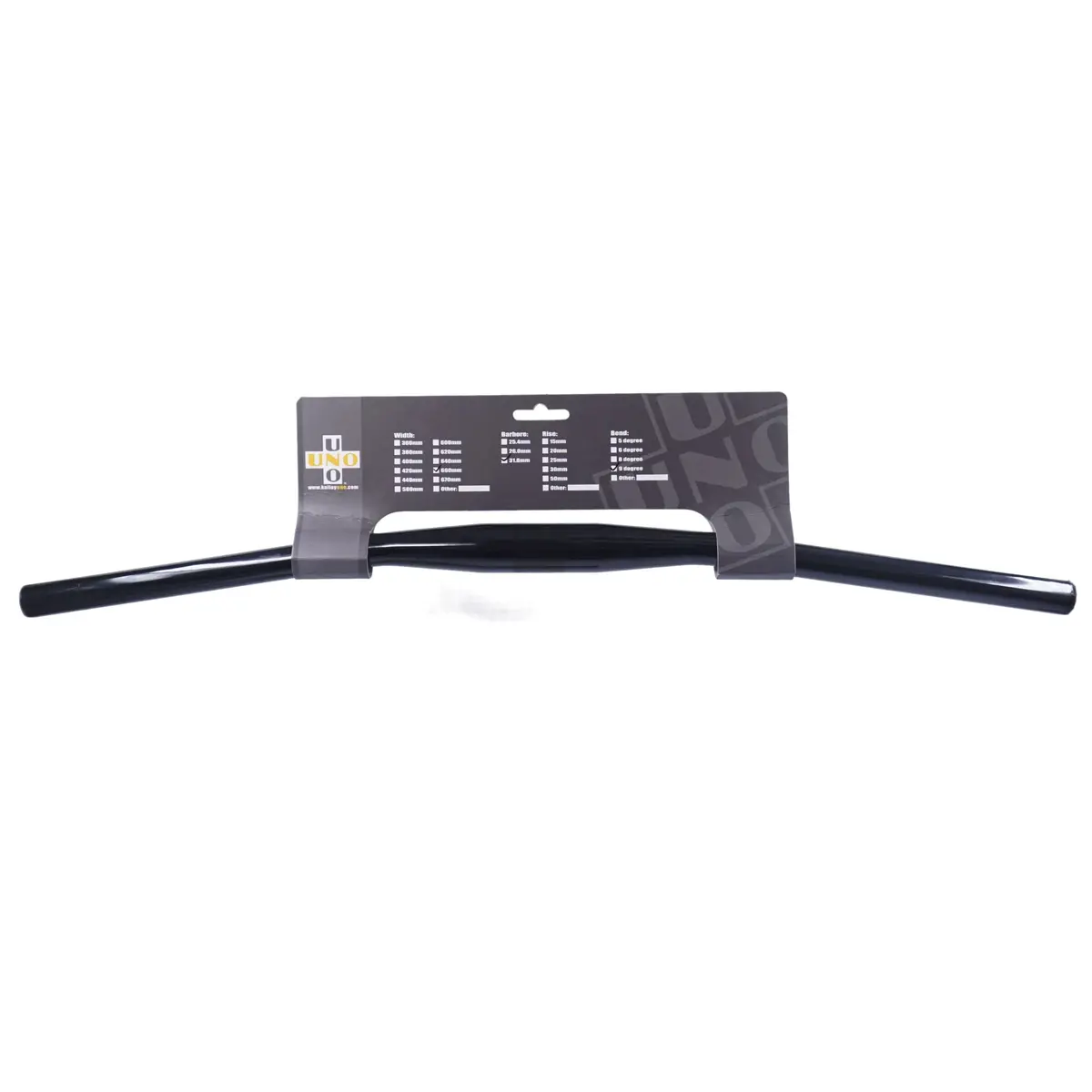 Kalloy Hb-Fb11l 31.8Mm X 660Mm 9 Degree Rise Handlebar Silver Or Black 2
