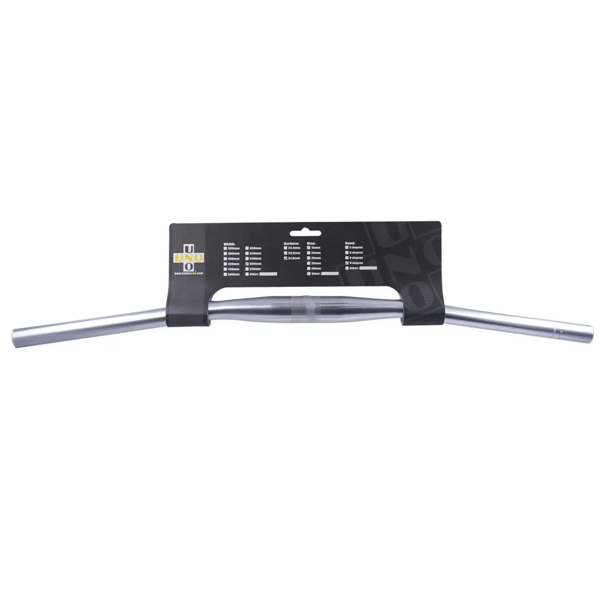 Kalloy Hb-Fb11l 31.8Mm X 660Mm 9 Degree Rise Handlebar Silver Or Black 2