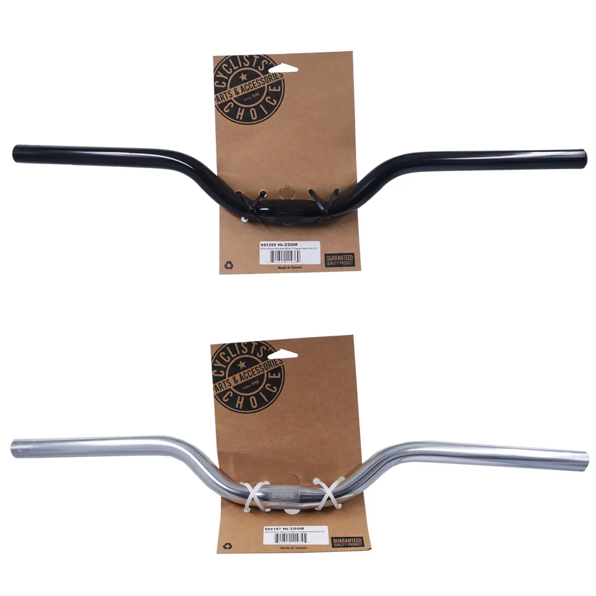 Kalloy Rise Handlebar Mtb156-Al 25.4 X 640Mm X 60Mm Alloy 1