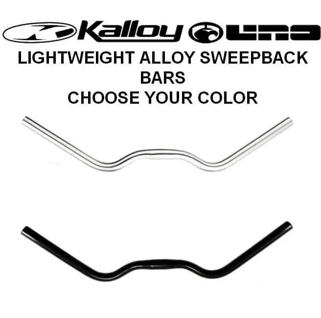 Kalloy Al-030 Tourist Sweepback Alloy Handlebar 1