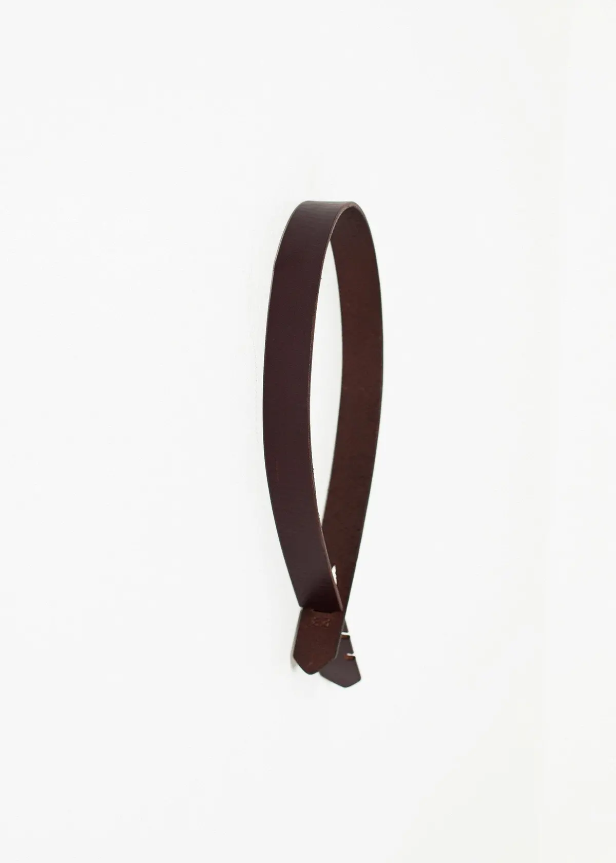 Buckle-Less Belt In Brown 1