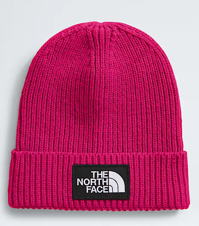 Kids' Tnf Logo Box Cuffed Beanie 1