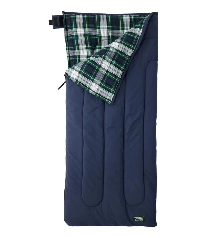 L.L.Bean Flannel Lined Camp Sleeping Bag 40 Kids' 2