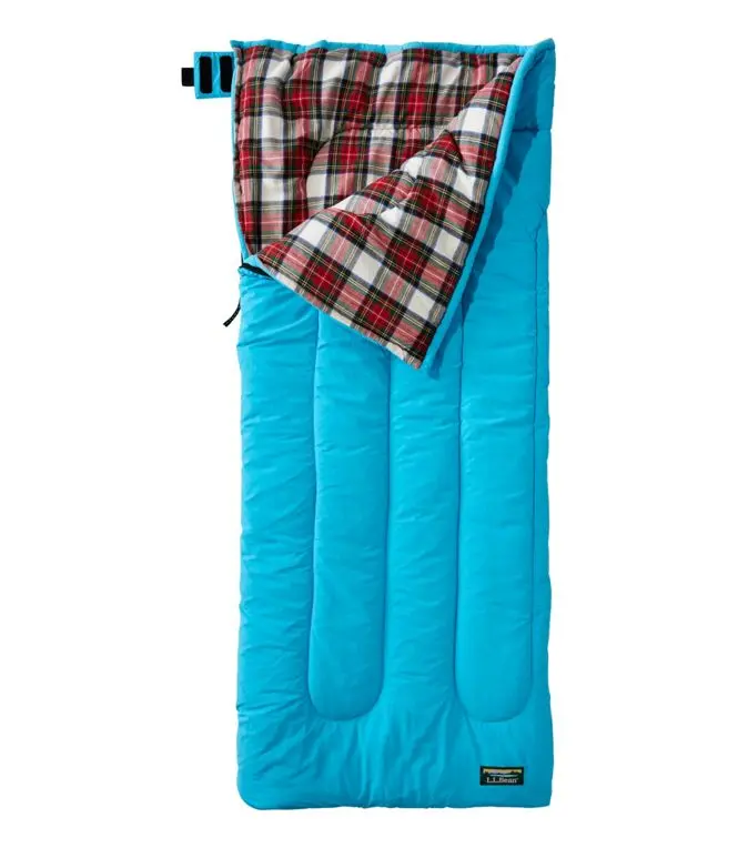 L.L.Bean Flannel Lined Camp Sleeping Bag 40 Kids' 3