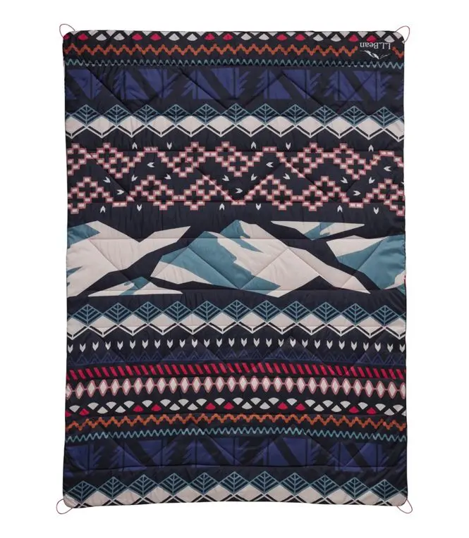 L.L.Bean Fleece Puffer Blanket 1