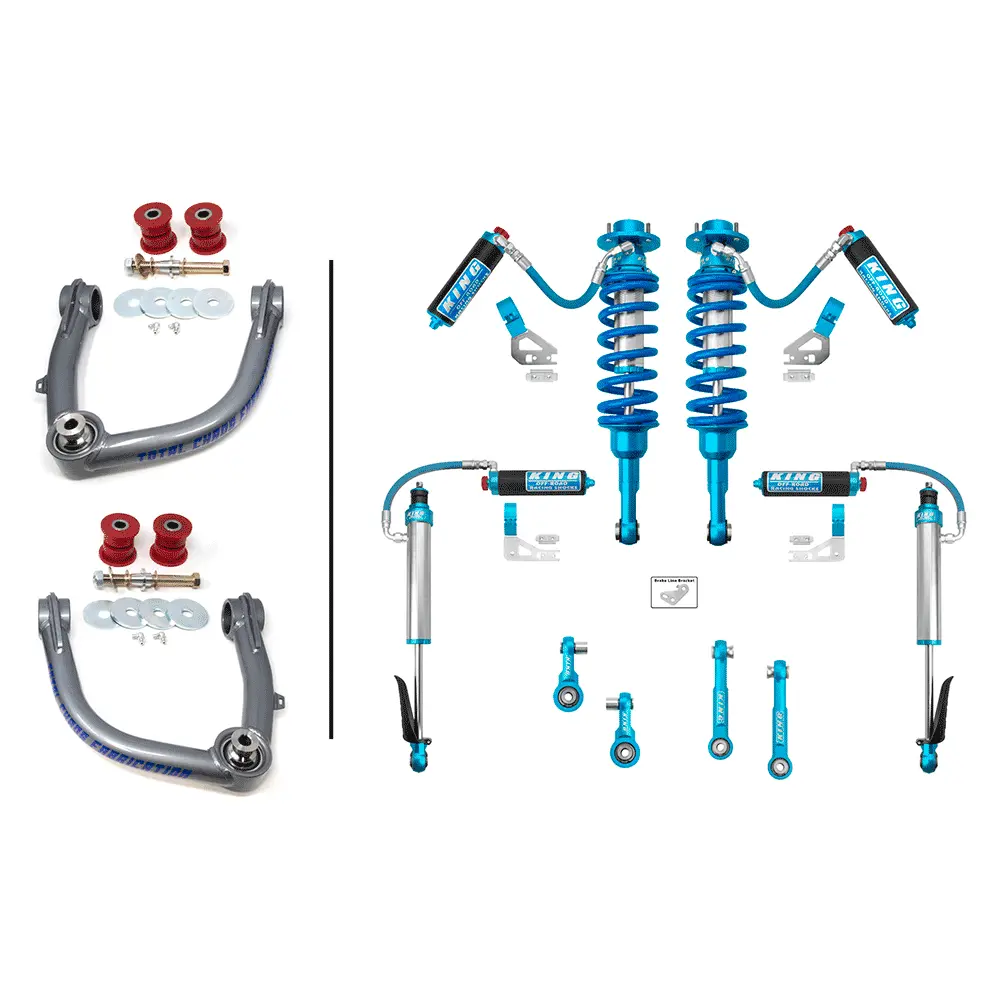 Total Chaos - Lift Kit With Front & Rear 2.5 Inch Diameter Adjustable King Shocks - Toyota Land Cruiser 250 (2024-2025) 1