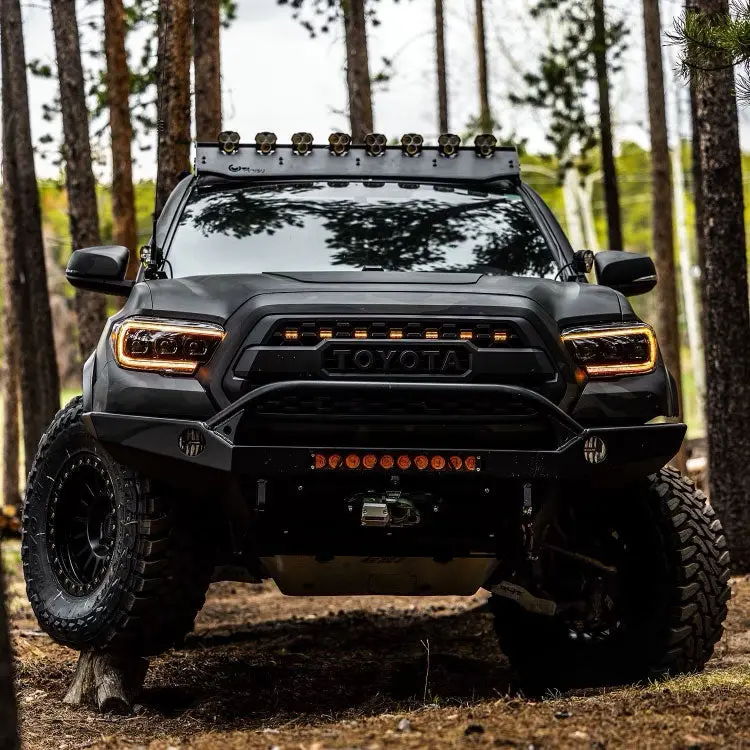 R4T 7-Piece Raptor-Style Grille Light Kit for Toyota Tacoma (2016–2022)
