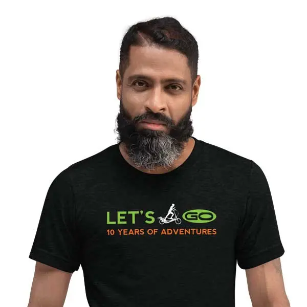 T-Shirt, 10 Years Let's Go, Men's Short Sleeve 1