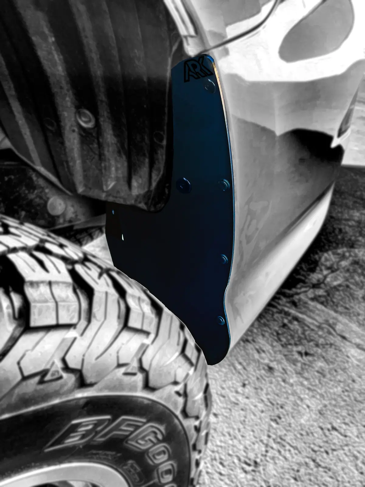 Ark - Trixpoly Standard Mud Flap Delete - Rear Only - Lexus Gx460 (2010-2024) 8