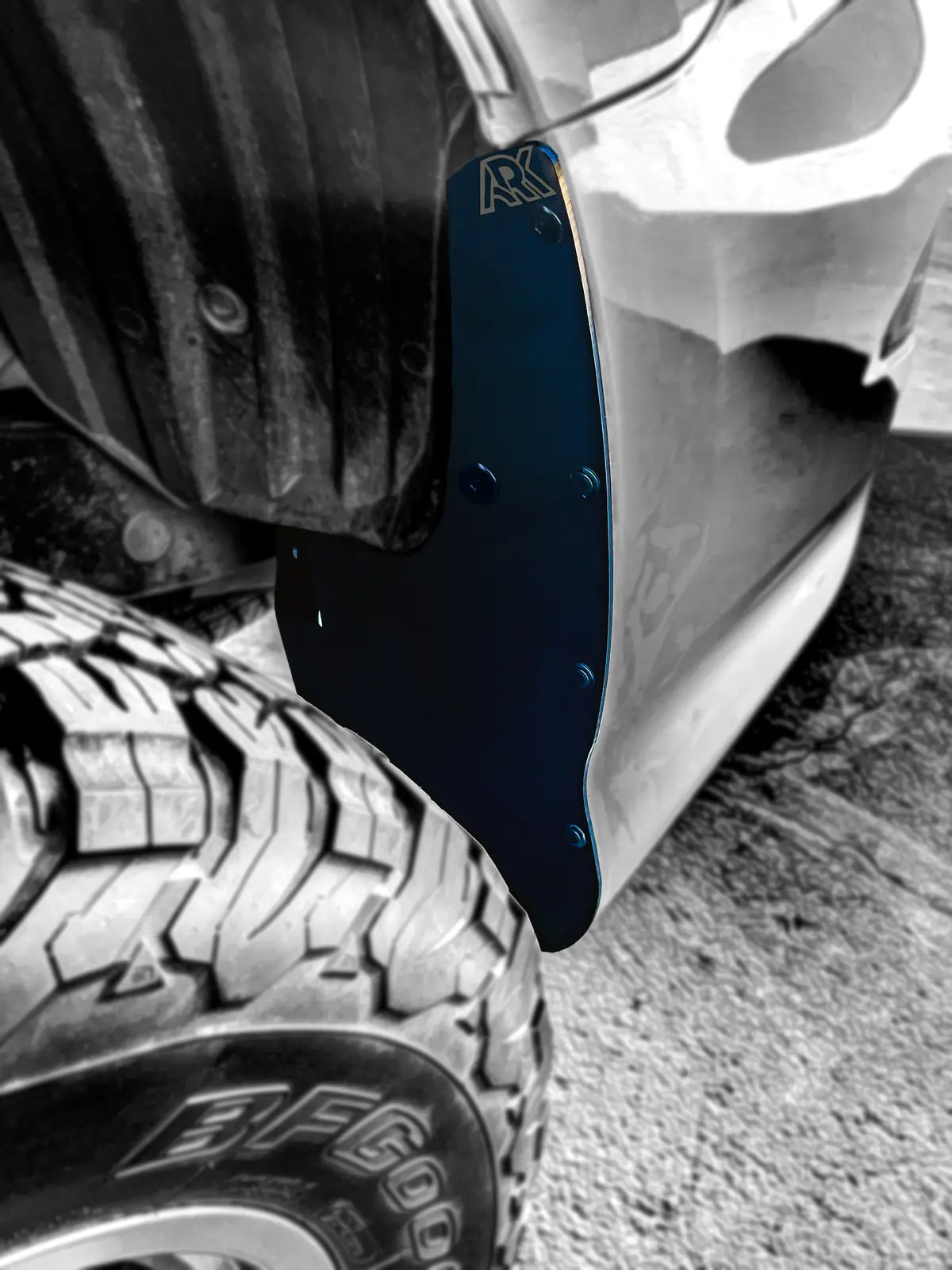 Ark - Trixpoly Standard Mud Flap Delete - Rear Only - Lexus Gx460 (2010-2024) 6