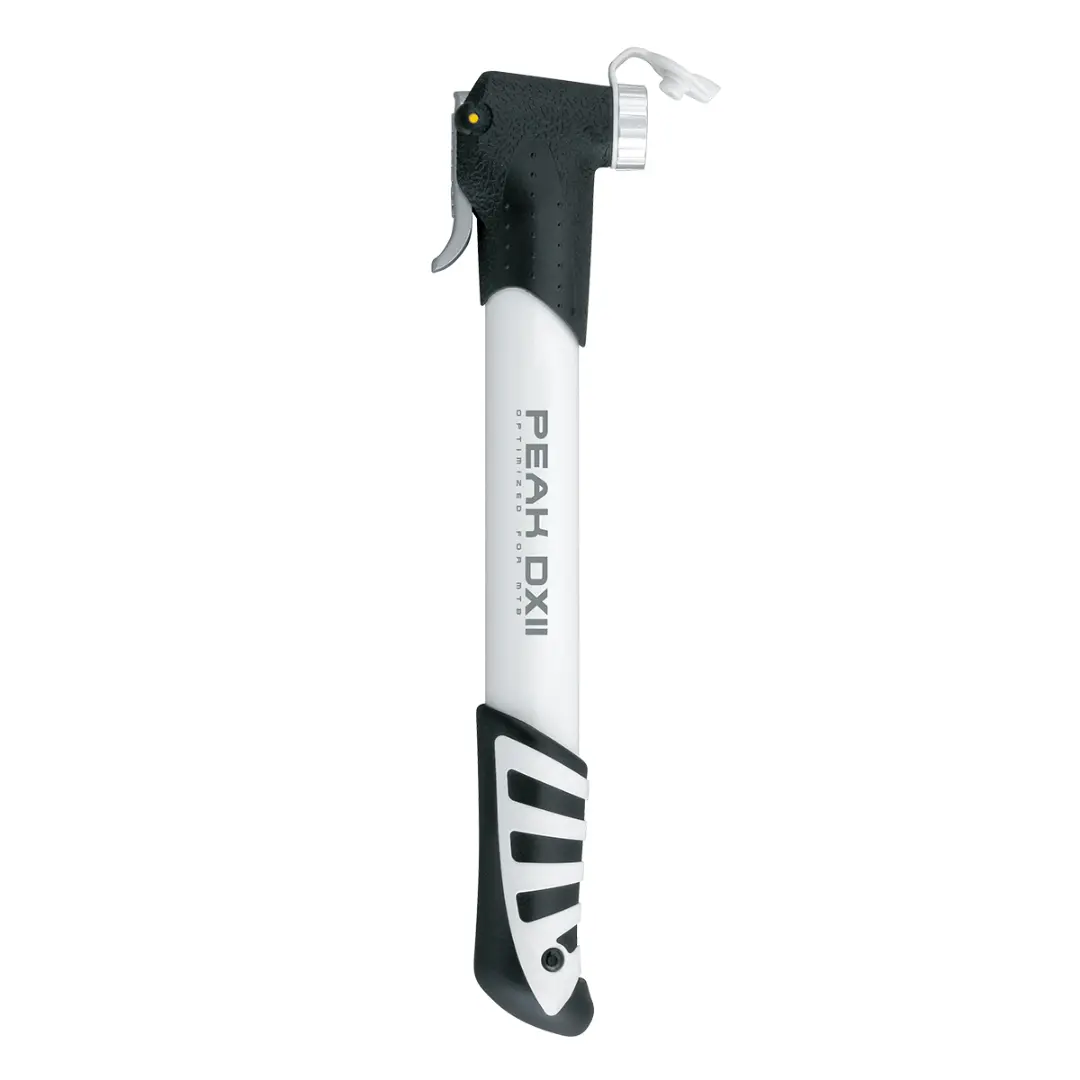 Topeak Tpd-3W Peak Dx Ii Mini Pump W/ Smarthead/T-Handle Silver 1