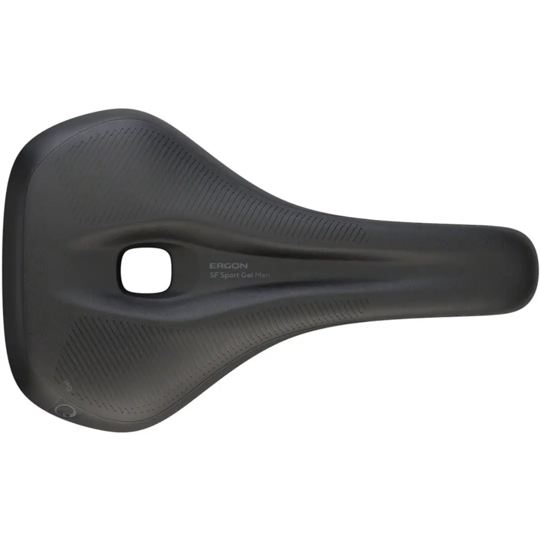 Ergon Sf Sport Gel Saddle W/Indent Men's Black 1