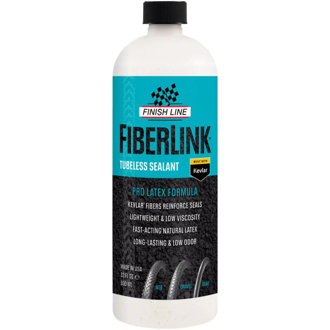 Finish Line 32Oz Fiberlink Tubeless Tire Sealant-Pour Latex 1