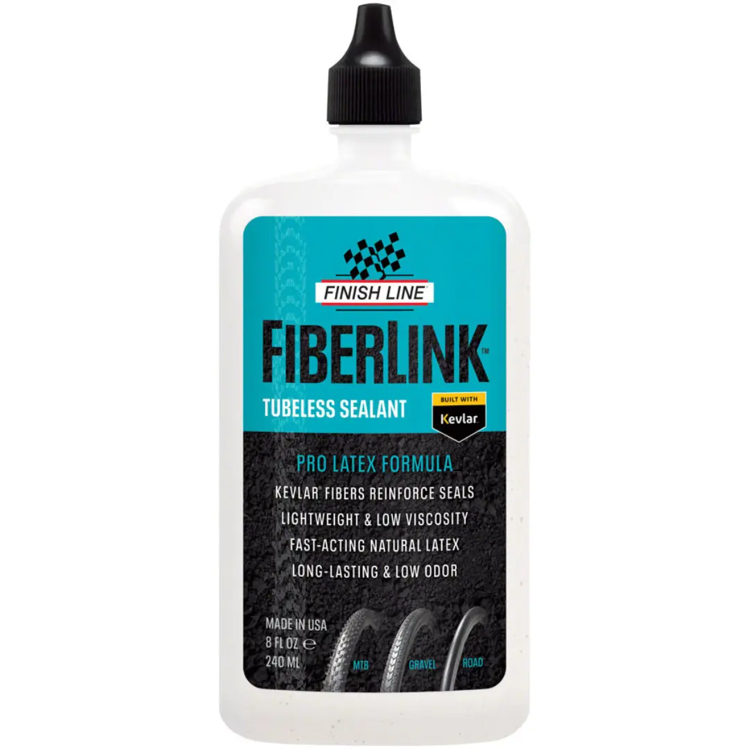 Finish Line Fiberlink Tubeless Tire Sealant - 8Oz, Drip 1