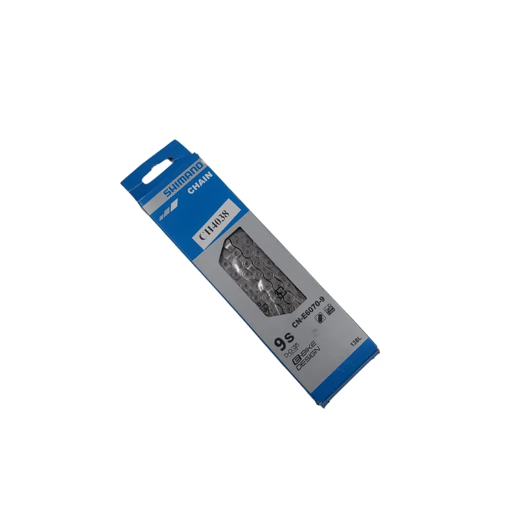 Shimano Steps Cn-E6070-9 Ebike Chain - 9-Speed, Gray, 1