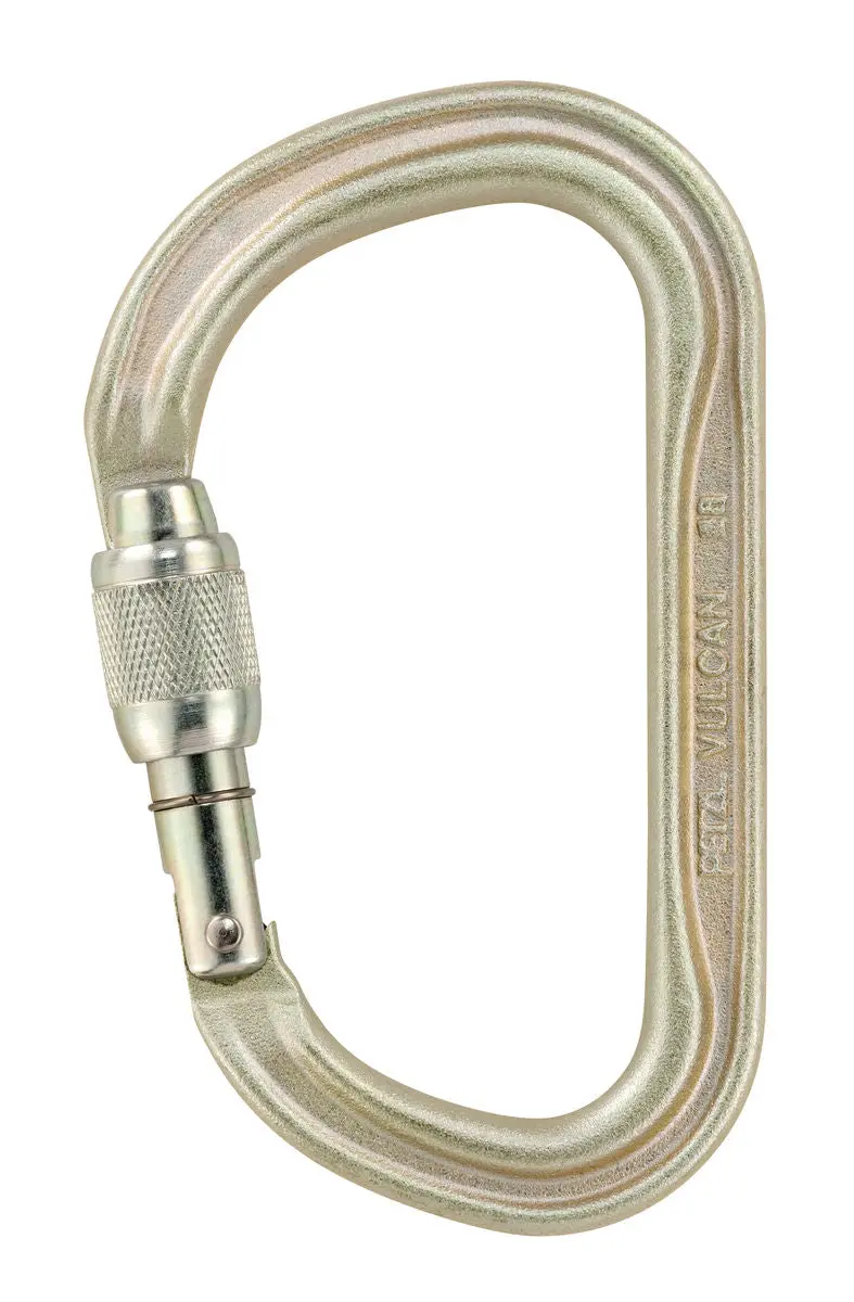Petzl Vulcan Steel Screw-Lock Asymmetrical Carabiner 1