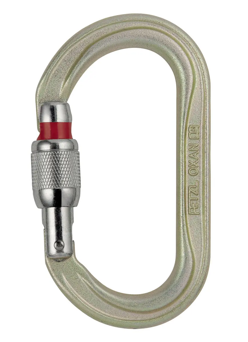 Petzl Oxan Steel Screw-Lock Oval Carabiner 1