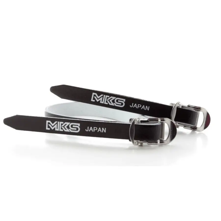 Mks Black Leather Toe Straps 1