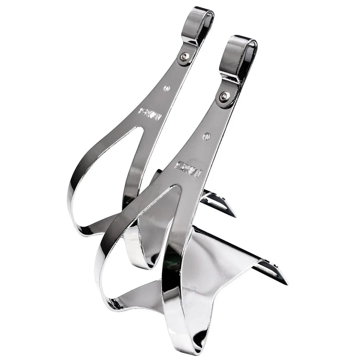 Mks Premium Steel Chrome Toe Clips 1