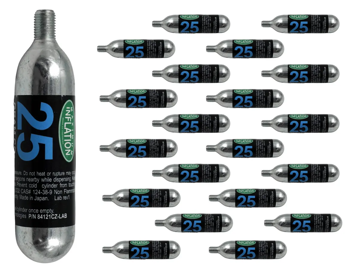 Maximum Inflation 25G Threaded Co2 Cartridge Multi Packs 1