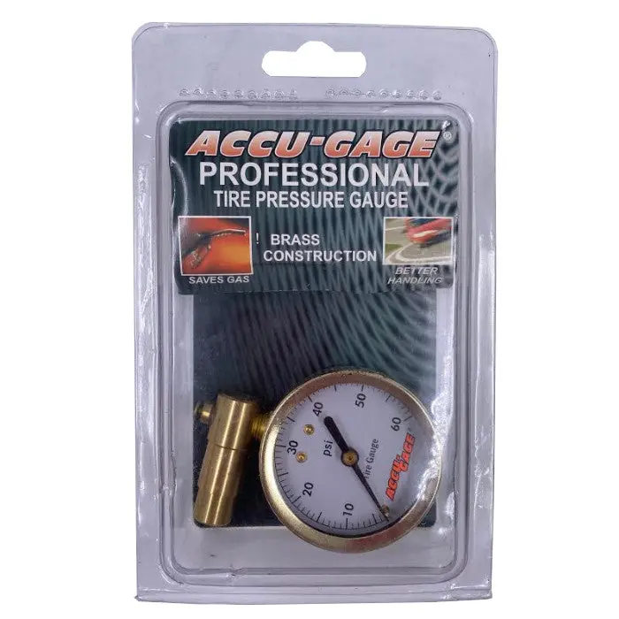 Meiser Accu-Gage Pr60bx 0-60 Psi Presta Valve Pressure Gauge 1