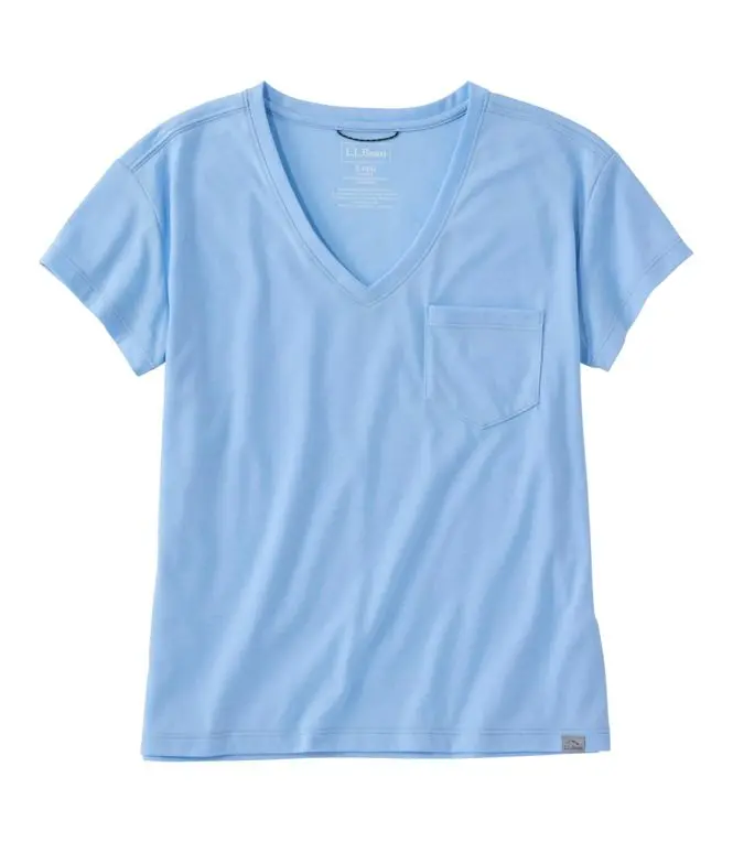 Mountainside V-Neck Pocket Tee Short Sleeve Women's Regular 3