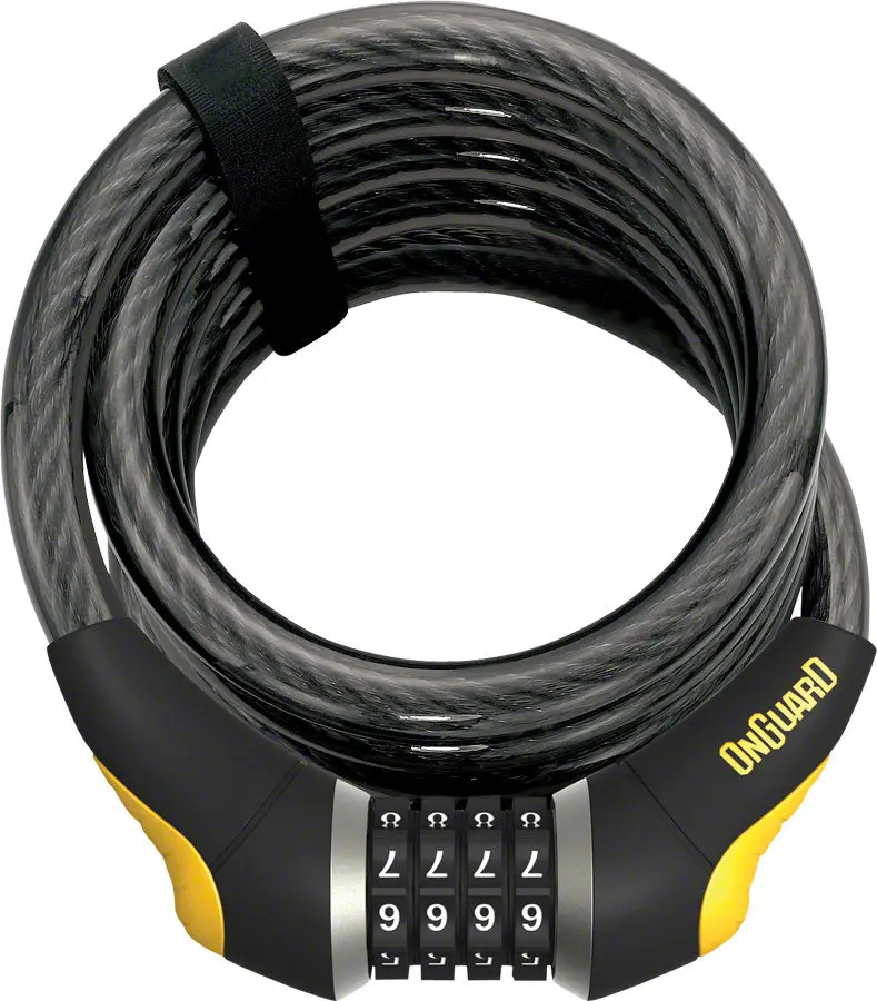 Onguard 8031 Doberman 185Cm X 12Mm Combo Cable Lock 1