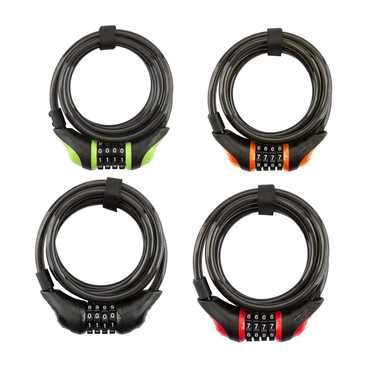 Onguard 8160 Neon Coil Combo Lock 180Cm X 10Mm 1