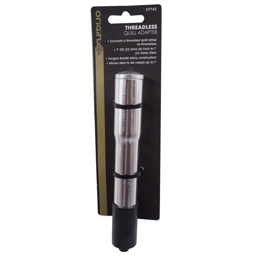 Origin8 1-Inch Quill To Threadless Stem Adapter 22.2Mm To 25.4Mm 1