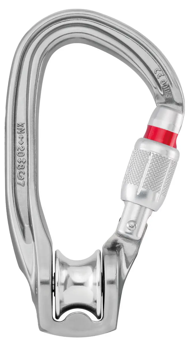 Petzl Rollclip Z Screw-Lock Pulley Carabiner 1
