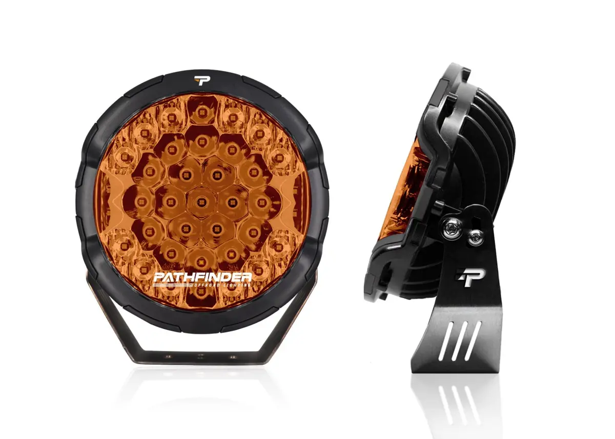 Backwoods Adventure Mods - Prowlr 9" Led Driving Light (True Amber) 1